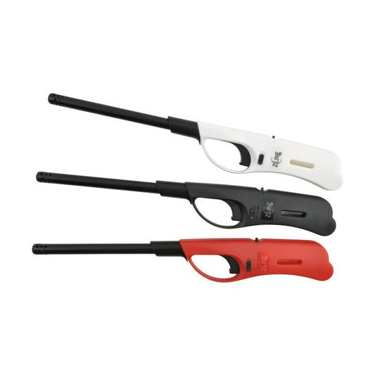 3 tändare i röd, svart och vit