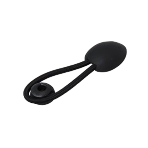 Kapellstropp med fäste, svart