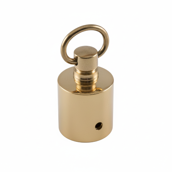 Ändbeslag i mässing