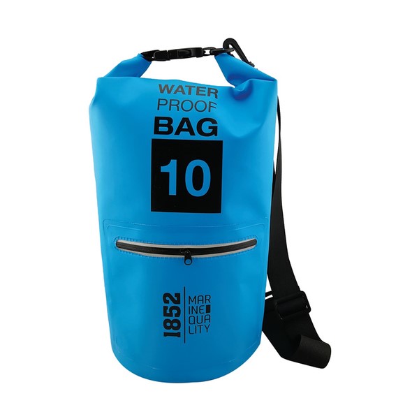 Vattentät blå väska 10 liter