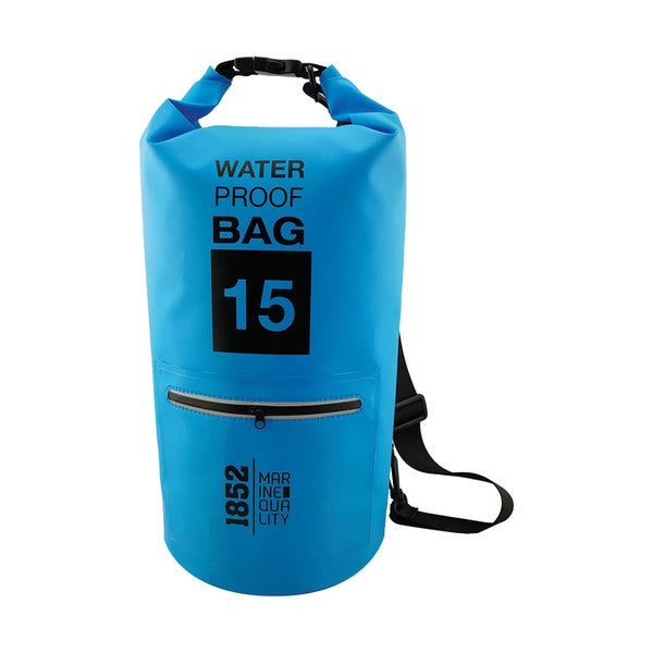 Vattentät blå väska 15 liter