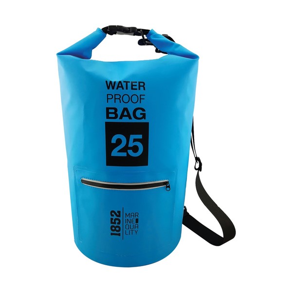 Vattentät blå väska 25 liter